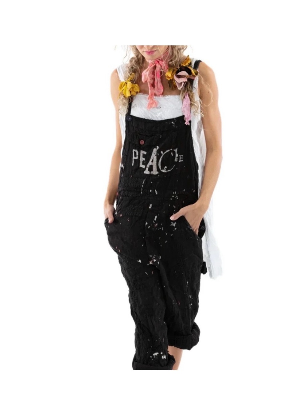 Sold. MAGNOLIA PEARL PEACE ✌️ OVERALLS ☮️